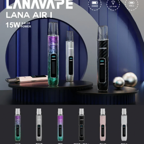 LANA AIR 主機｜6-15W 可調功率・高清螢幕｜通用 RELX、SP2S、LANA 一代煙彈